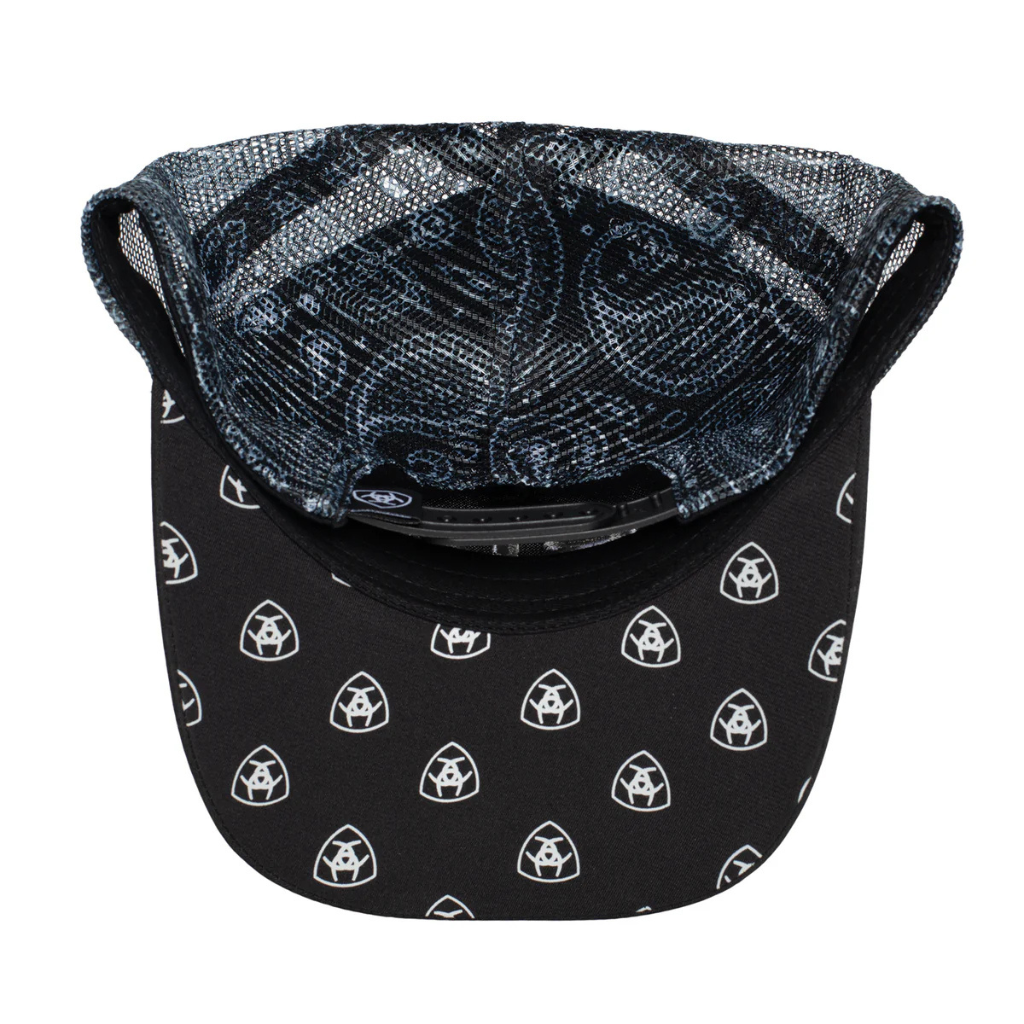 Ariat Paisley Trucker Cap - Black