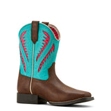 Ariat Youth Quickdraw Venttek - Rich Clay/Turquoise Floral Emboss