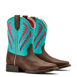 Ariat Youth Quickdraw Venttek - Rich Clay/Turquoise Floral Emboss