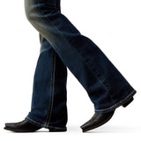 Ariat Womens REAL Mid Rise Boot Cut Jeans - Entwined Marine