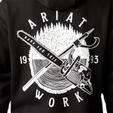 Ariat Mens Rebar Workman Chainsaw Hoodie - Black