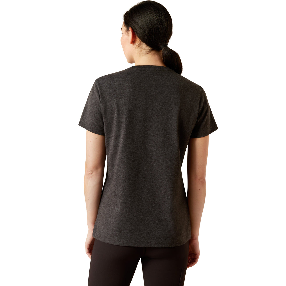 Ariat Womens Rebar Cotton Strong Worldwide Tee - Charcoal Heather