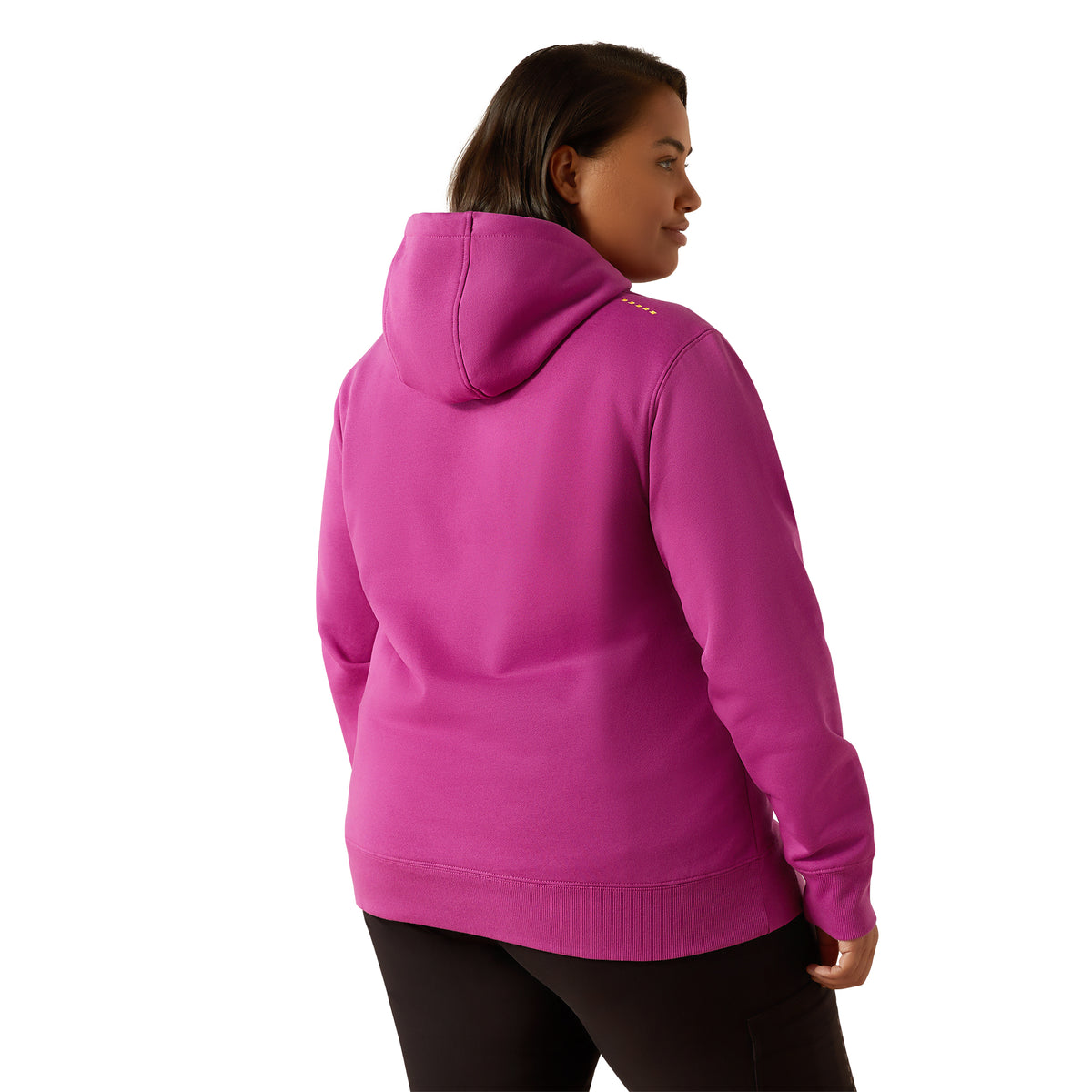 Ariatm Womens Rebar Graphic Hoodie - Willowherb/Maui Blue