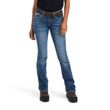 Ariat Womens Rebar Perfect Rise Boot Cut Work Jeans - Flex Riveter Malibu