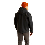 Ariat Mens Rebar Sherpa Stretch Canvas Softshell Jacket - Black