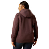 Ariat Womens Rebar Skill Set Zip Hoodie - Fudge Heather