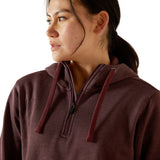 Ariat Womens Rebar Skill Set Zip Hoodie - Fudge Heather