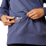 Ariat Womens Rebar Graphic Hoodie - Blue Indigo/Night Sky
