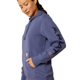 Ariat Womens Rebar Graphic Hoodie - Blue Indigo/Night Sky
