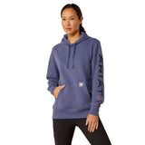 Ariat Womens Rebar Graphic Hoodie - Blue Indigo/Night Sky