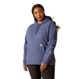 Ariat Womens Rebar Graphic Hoodie - Blue Indigo/Night Sky