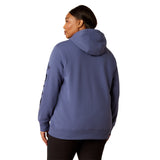 Ariat Womens Rebar Graphic Hoodie - Blue Indigo/Night Sky