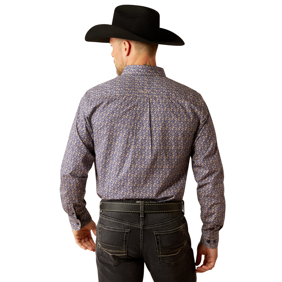 Ariat Mens Reyes Fitted Shirt - Royal Blue