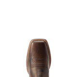 Ariat Womens Round Up Back Zip - Worn Mocha/Raspberry