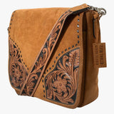 Ariat Sierra Shoulder Bag - Roughout Tan