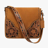 Ariat Sierra Shoulder Bag - Roughout Tan