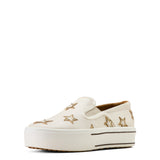 Ariat Womens Skylar Star Slip On - Ivory Pearl