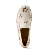 Ariat Womens Skylar Star Slip On - Ivory Pearl