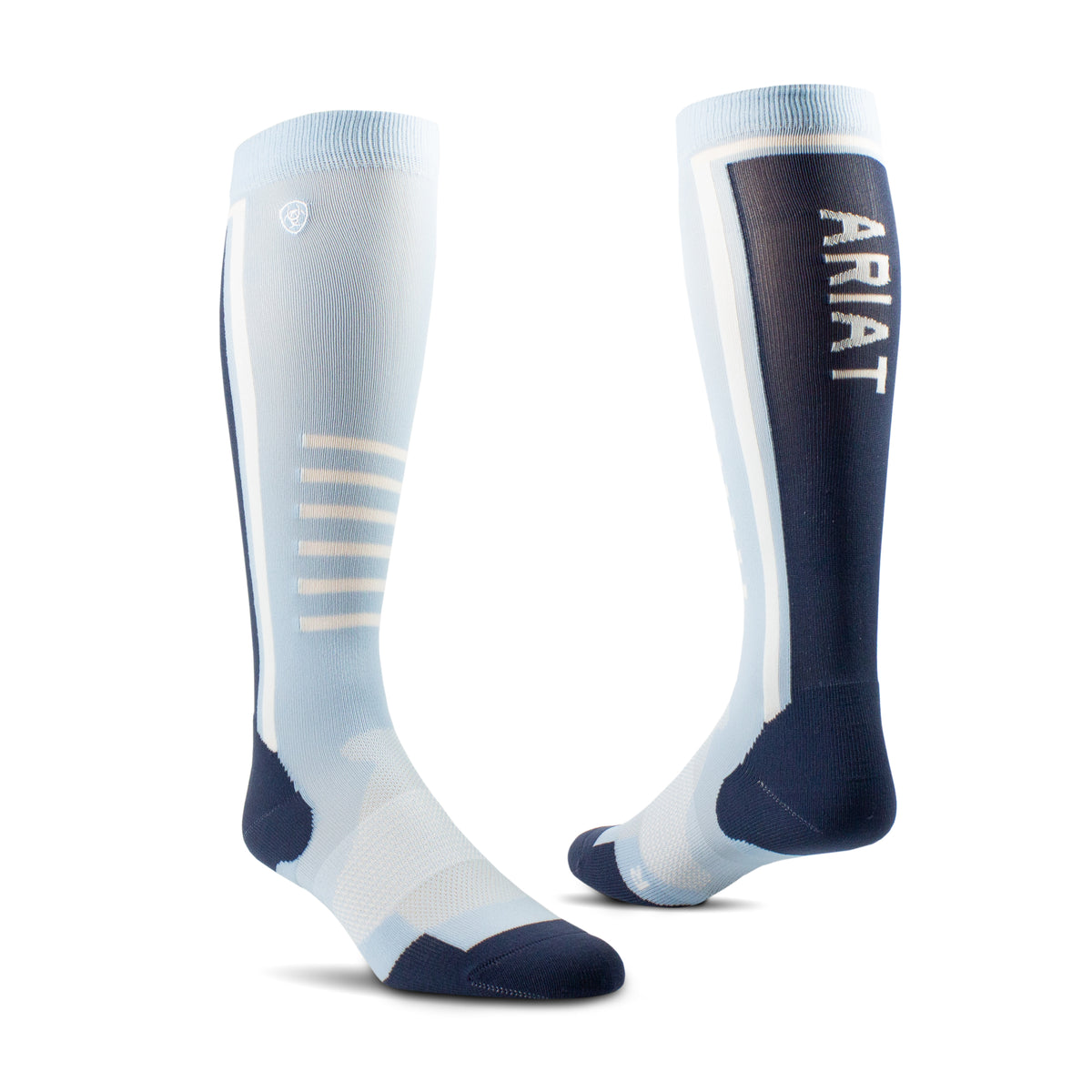 Ariat Uni Ariattek slimline Performance Socks - Cote Dazur/Sargasso Sea