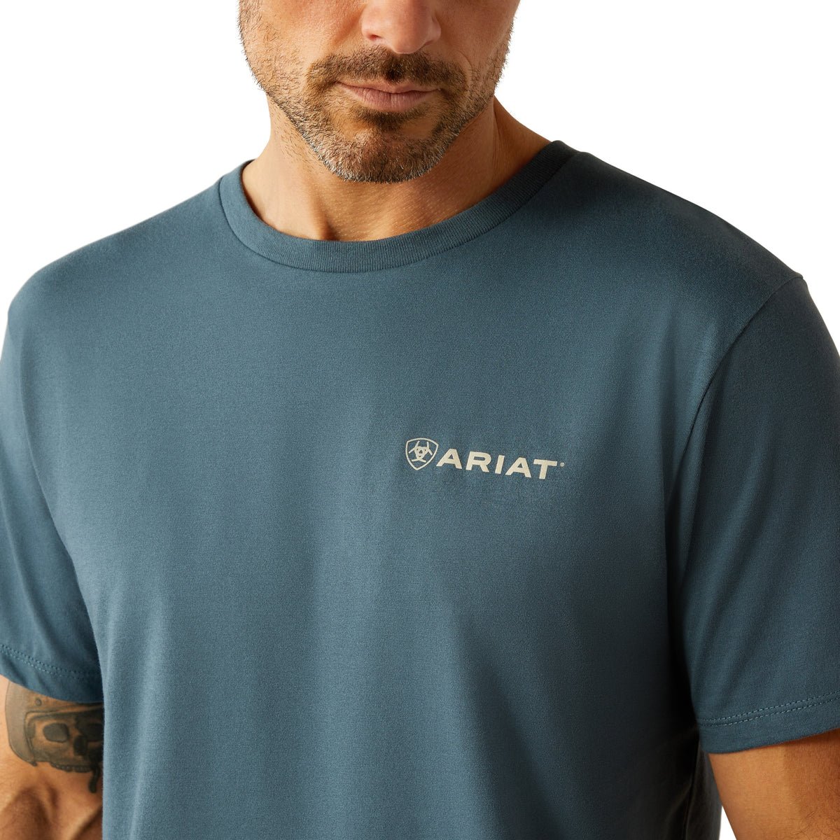 Ariat Mens Southwest Hexa Deca Tee - Lagoon Green