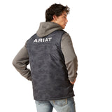 Ariat Mens Team Logo Insulated Vest - Ebony Camo
