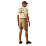 Ariat Mens Tek 7inch Short - Silver Mink