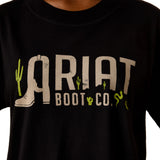 Ariat Womens Boot Logo Tee - Black