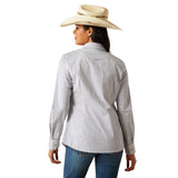 Ariat Womens Wrinkle Resistant Kirby Stretch Shirt - Ocean Geo