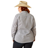 Ariat Womens Wrinkle Resistant Kirby Stretch Shirt - Ocean Geo