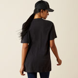 Ariat Womens Boot Stitch Logo Tee - Vintage Black