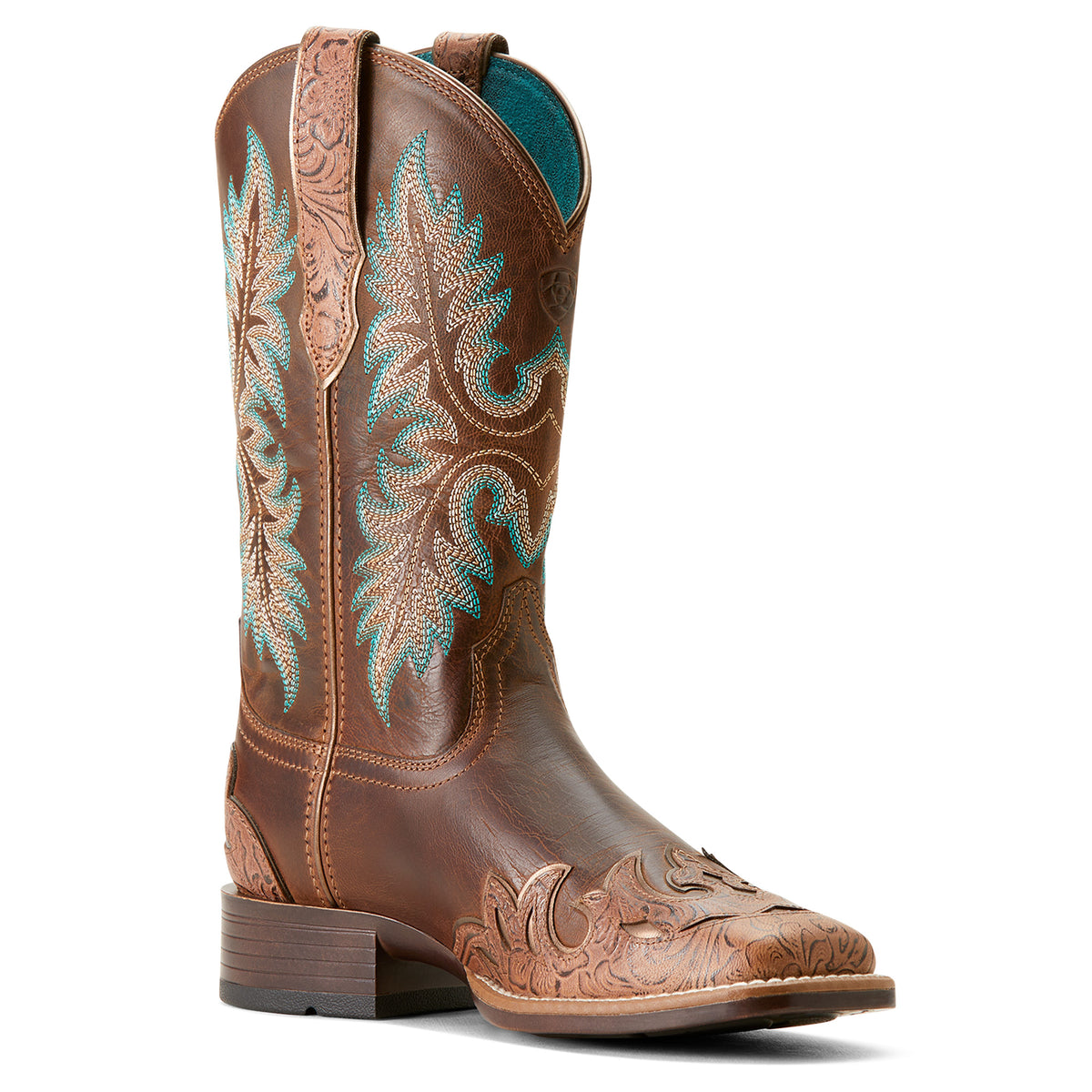 Ariat Womens Bryce Canyon - Floral Embossed Tan/Sassy Brown