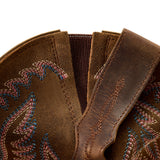 Ariat Womens Cattle Caite Wide Square Toe - Distressed Brown/Adobe Clay