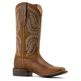Ariat Womens Cattle Caite Wide Square Toe - Distressed Brown/Adobe Clay