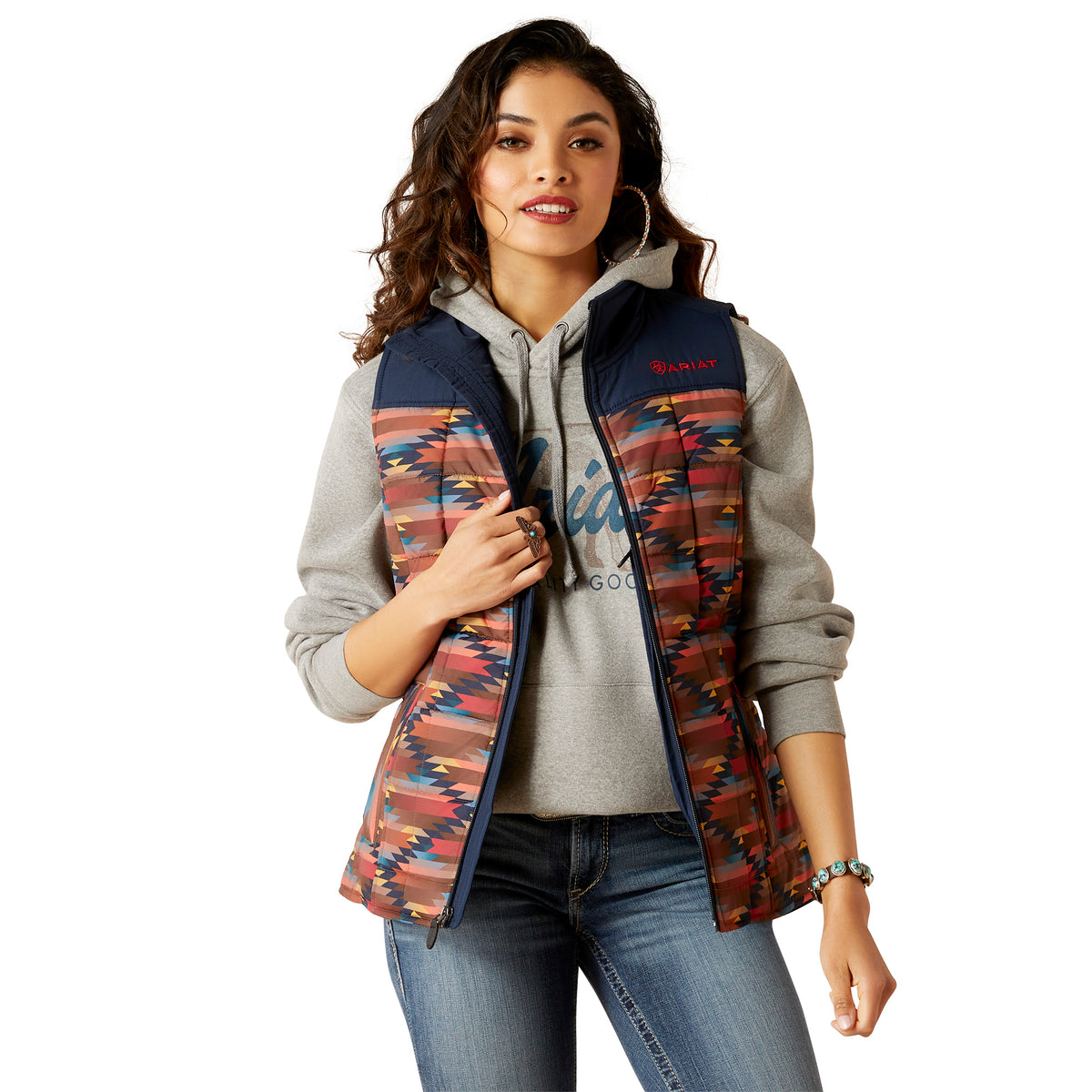 Ariat Womens Crius Insulated Vest - Mirage Print