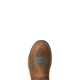 Ariat Womens Delilah Round Toe - Distressed Brown/Fudge Brown