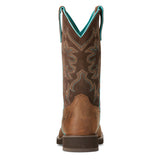 Ariat Womens Delilah Round Toe - Distressed Brown/Fudge Brown