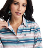 Ariat Womens Real Kirby Stretch Shirt - Downstream