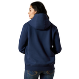 Ariat Womens Emblem Hoodie - Dress Blues