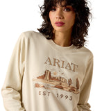 Ariat Womens Essential Crew Sweatshirt - Summer Sand