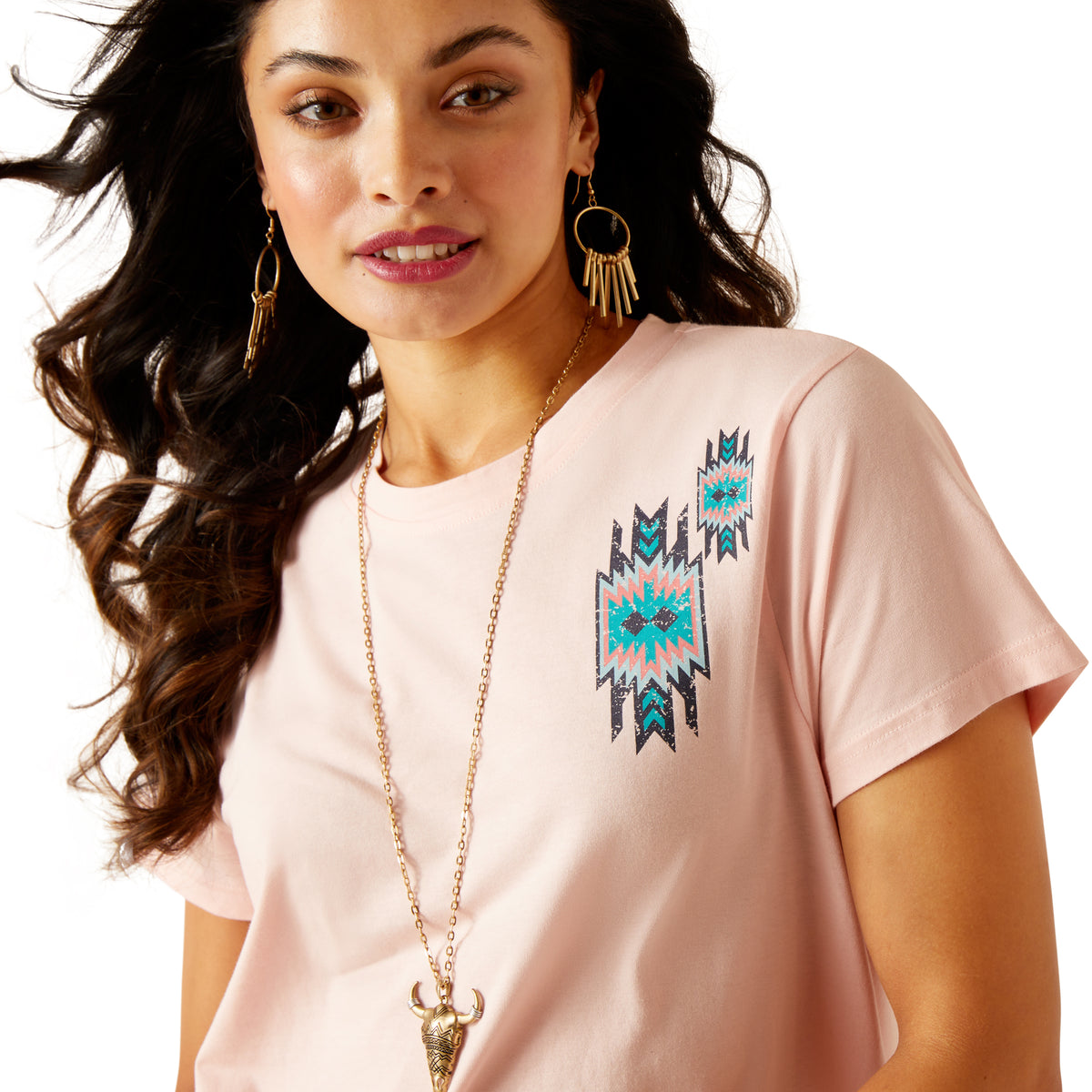 Ariat Womens Granger T Shirt - Blushing Rose