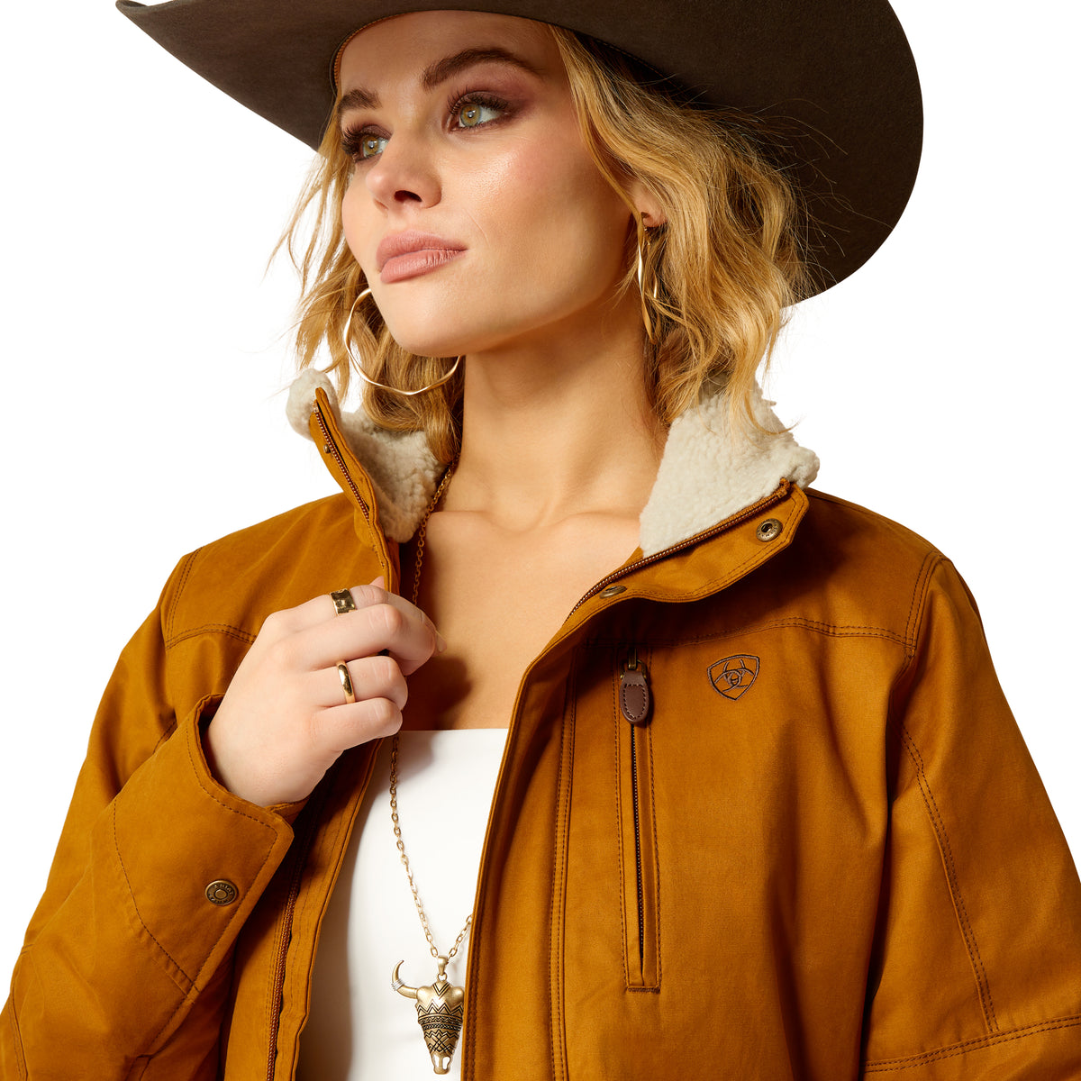 Ariat Womens Grizzly Insulated Jacket - Chestnut