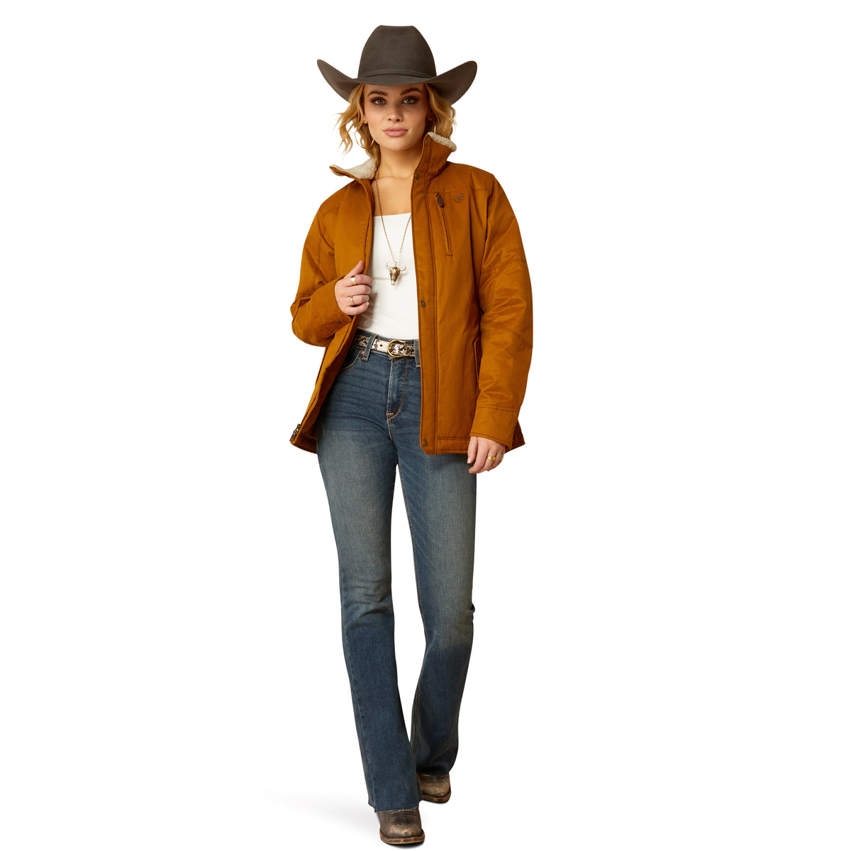 Ariat Womens Grizzly Insulated Jacket - Chestnut