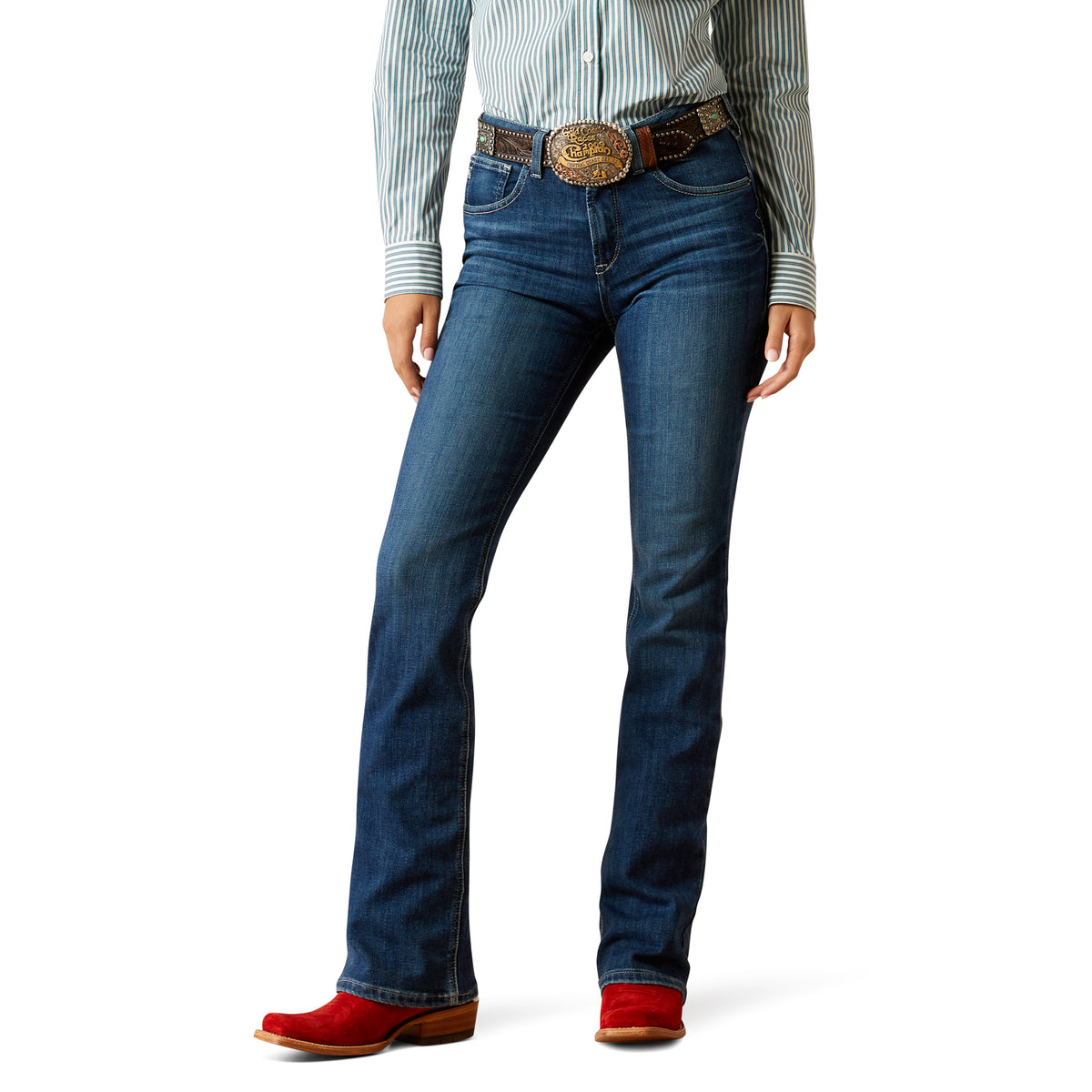 Ariat Womens High Rise Boot Cut Jean - Lydia Portland