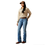 Ariat Womens High Rise Boot Cut Jean - Camellia Glendale