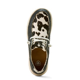 Ariat Womens Hilo - Black Floral Emboss/Black and White Hair On