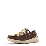 Ariat Womens Hilo - Chocolate Smoke/Gilded Leopard Hair On