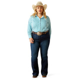 Ariat Womens Kirby Pro Shirt - Peacock Stripe