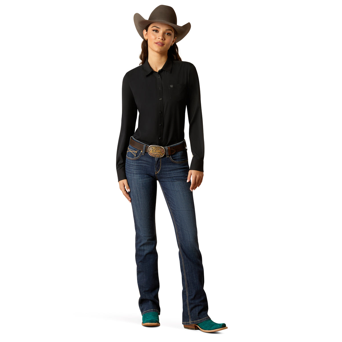 Ariat Womens Kirby Pro Shirt - Black
