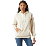 Ariat Womens Logo 2.0 Hoodie - Oatmeal Heather