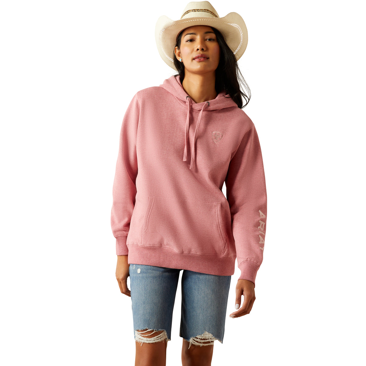 Ariat Womens Logo 2.0 Hoodie - Rose Wine